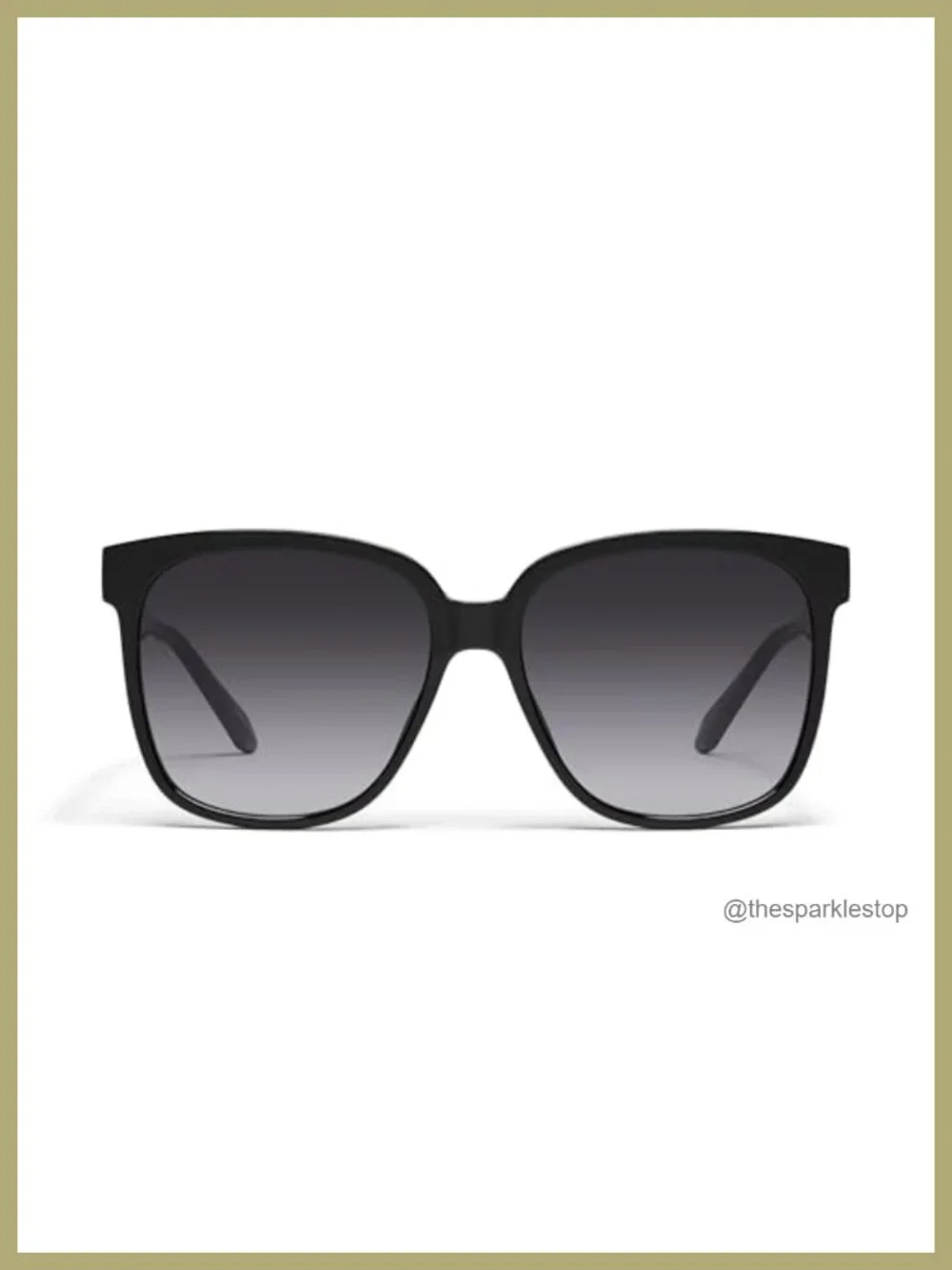 Square Sunglasses for Women Non Polarized UV Protection with Case